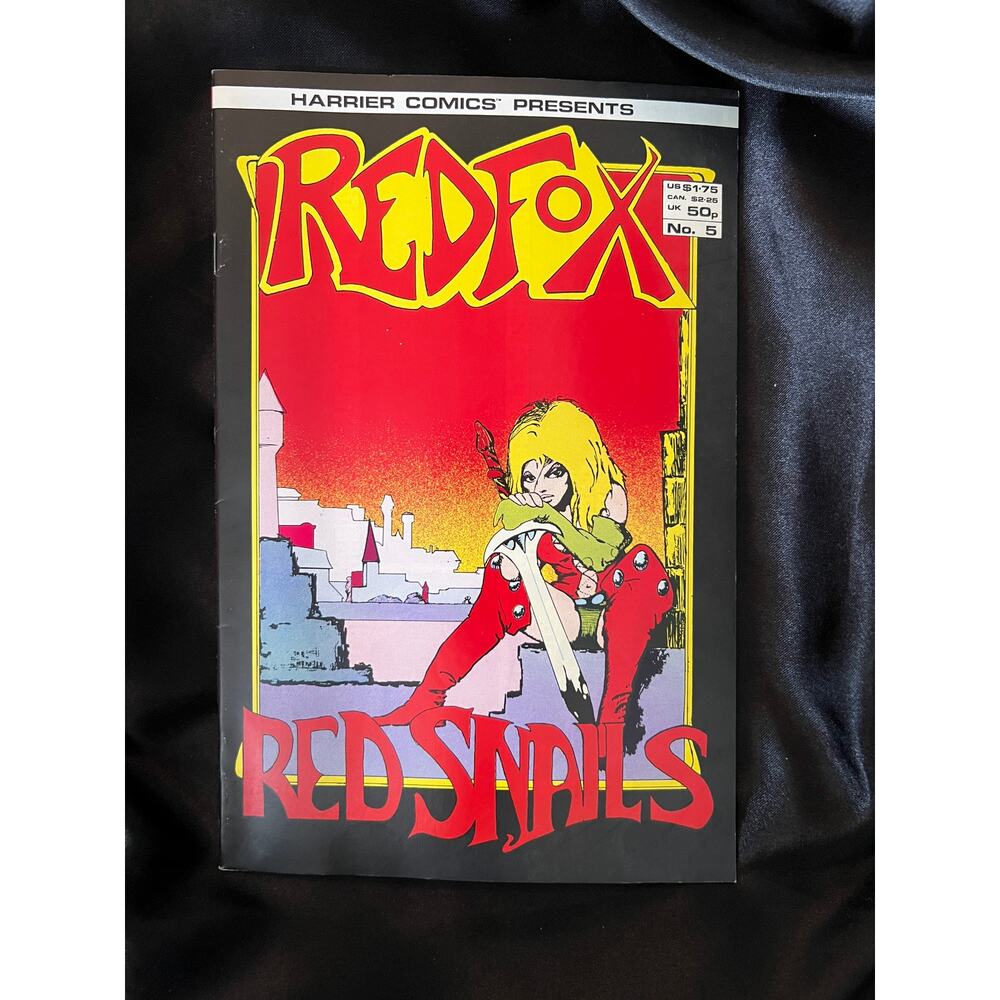 VINTAGE 1985 Harrier Comics "REDFOX" #5 - NM/M
